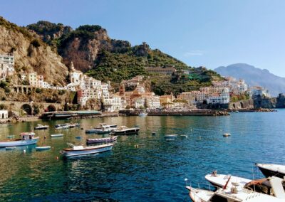 Amalfi from the sea.
